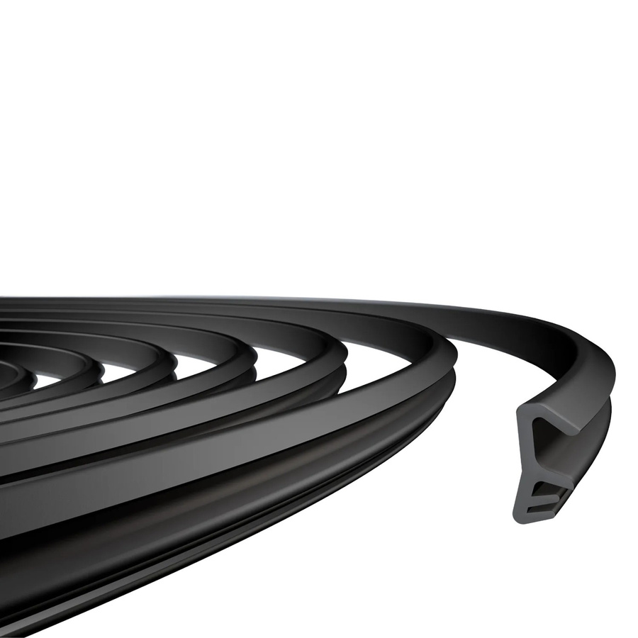 Roro Universaldichtung DT 100 Schwarz Profil D Breite: 1,9 cm, Länge: 5 m - Bild 2