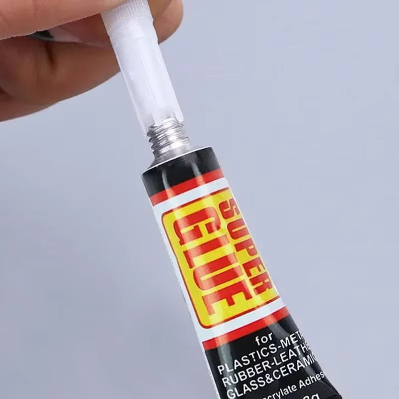 Schreibwarenladen 502 Cyanacrylat-Kleber, transparenter Epoxidharz-Sofortkleber für Holz, Gummi und Metall - Bild 4