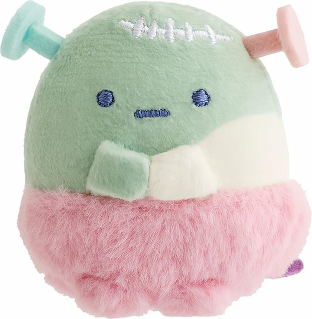 SanX Sumikko Gurashi Ebi Fry Dango Geist Shirokuma Kushikatsu, Plüschtier Schlüsselanhänger, ab 18 Jahre - Bild 1
