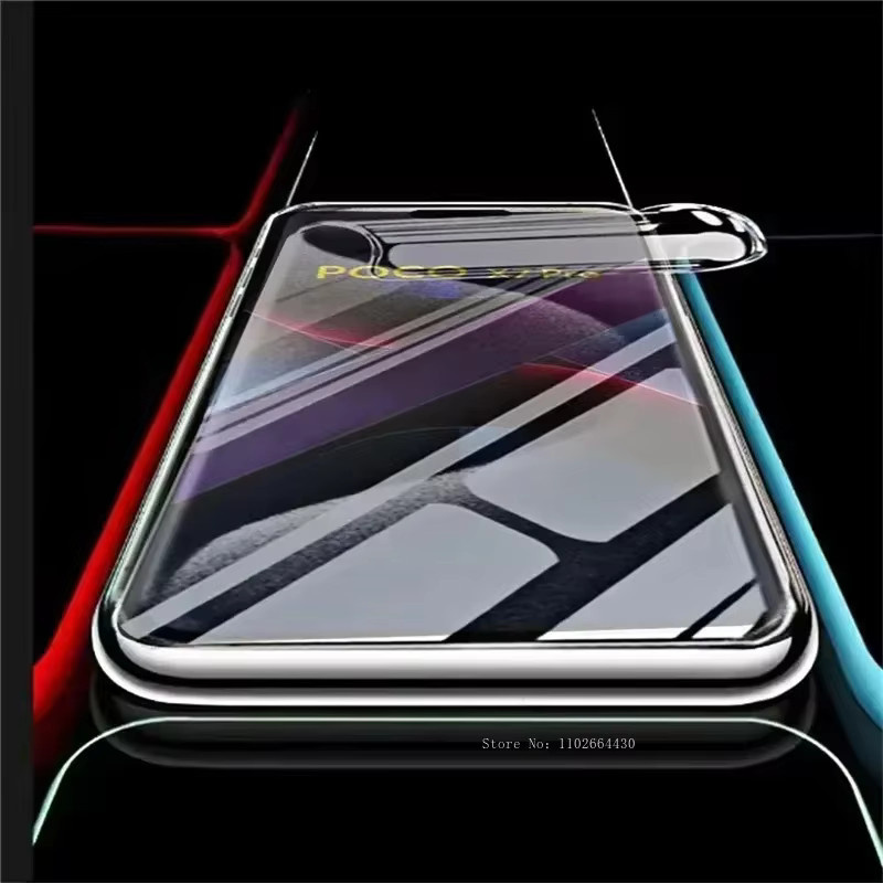 4er Pack Xiaomi Hydrogel Displayschutzfolien für POCO X7 Pro X6 Pro 5G X5 X4 X3 NFC M6 M5 S M4 M3 F6 F5 F4 C65 C75 transparent - Bild 4