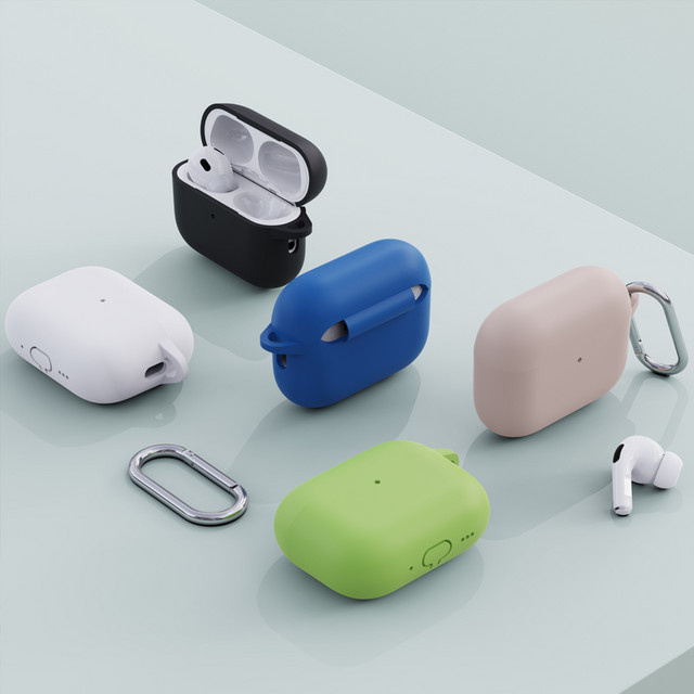 Silikon-Kopfhörerabdeckungen für Apple AirPods 3, 4 und AirPods Pro 2–3 in Blau - Bild 1