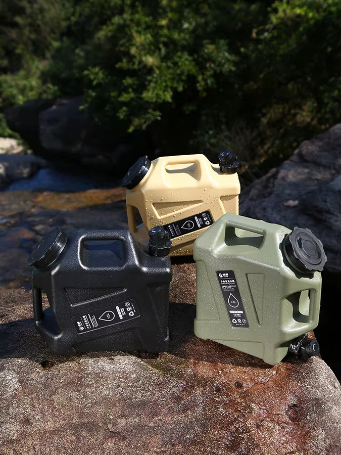 APWIKOGER Camping-Wassereimer mit Wasserhahn, tragbarer Outdoor-Wasserbehälter, 12 l - Bild 6