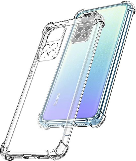 Stoßfeste Silikon Schutzhülle für Motorola Moto E7 Plus, E, G-Serie und Fusion in Transparent - Bild 1