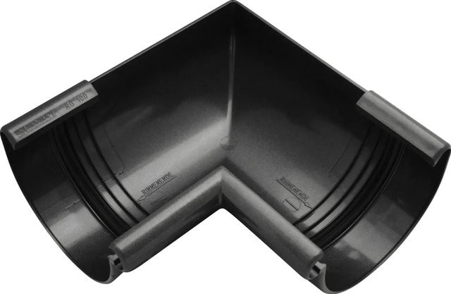 Marley Rinnenwinkel RG 125 innen Halbrund in Anthrazit-Metallic - Bild 1