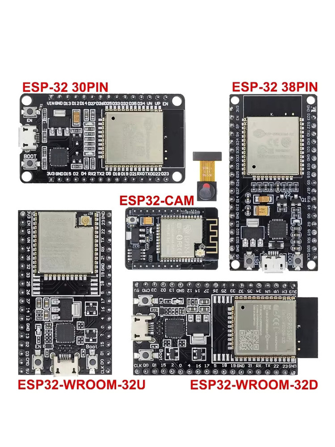 YANXD ESP32 Entwicklungsboard mit WiFi und Bluetooth in Schwarz - Bild 5