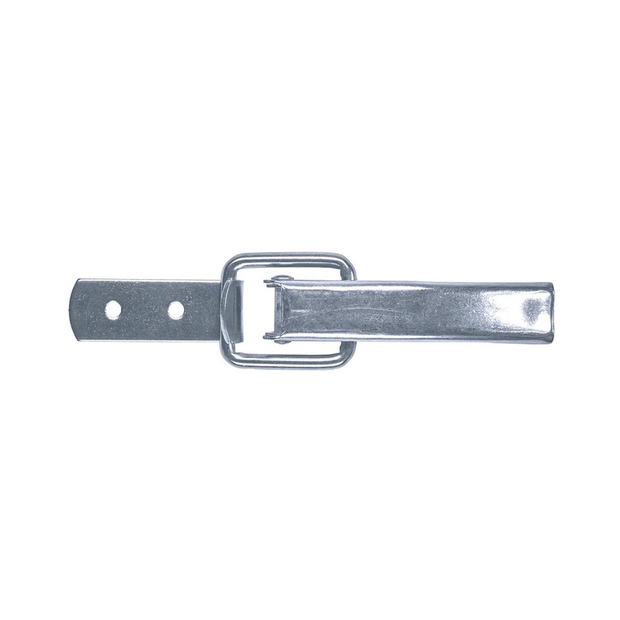Goebel 100er Set Spannverschlüsse aus Aluminium in Silber mit Kappenschloss und Gegenhaken als Kastenriegelschloss - Bild 2