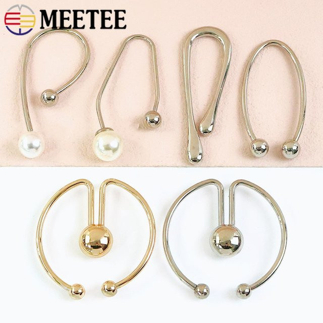 Meetee Ring Schnalle, Metall, Doppelköpfige Schnallen, Zubehör - Bild 1