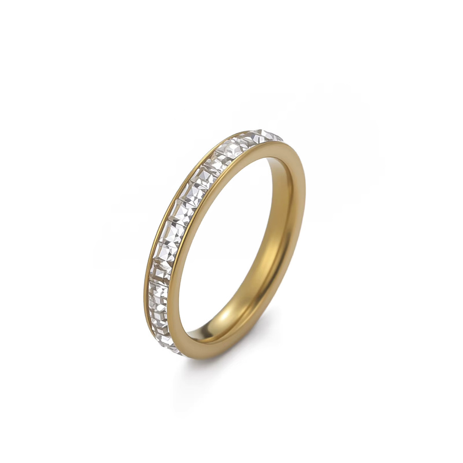Skyrim Ring Edelstahl, Goldfarben, Zirkonia, Damen und Herren - Bild 3