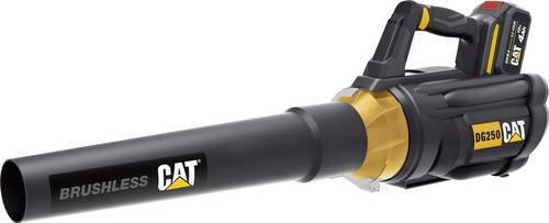 Caterpillar DG250 Akku Laubbläser Schwarz mit Akku, Ladegerät und Zubehör