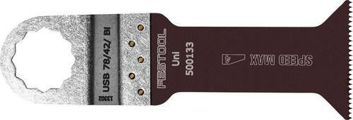 Festool Universal-Stichsägeblätter USB 78/42/Bi aus Bimetall für Holz, Metall und Kunststoff, 5er-Set, Silber - Bild 1