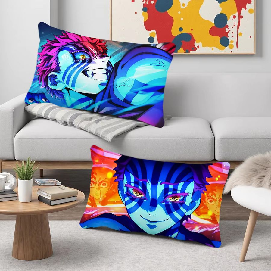 Sanrio Anime Kunst Kissenbezug D-Demon S-Slayer Multicolor, rechteckiger Kissenbezug für Sofa und Wohnzimmer - Bild 4