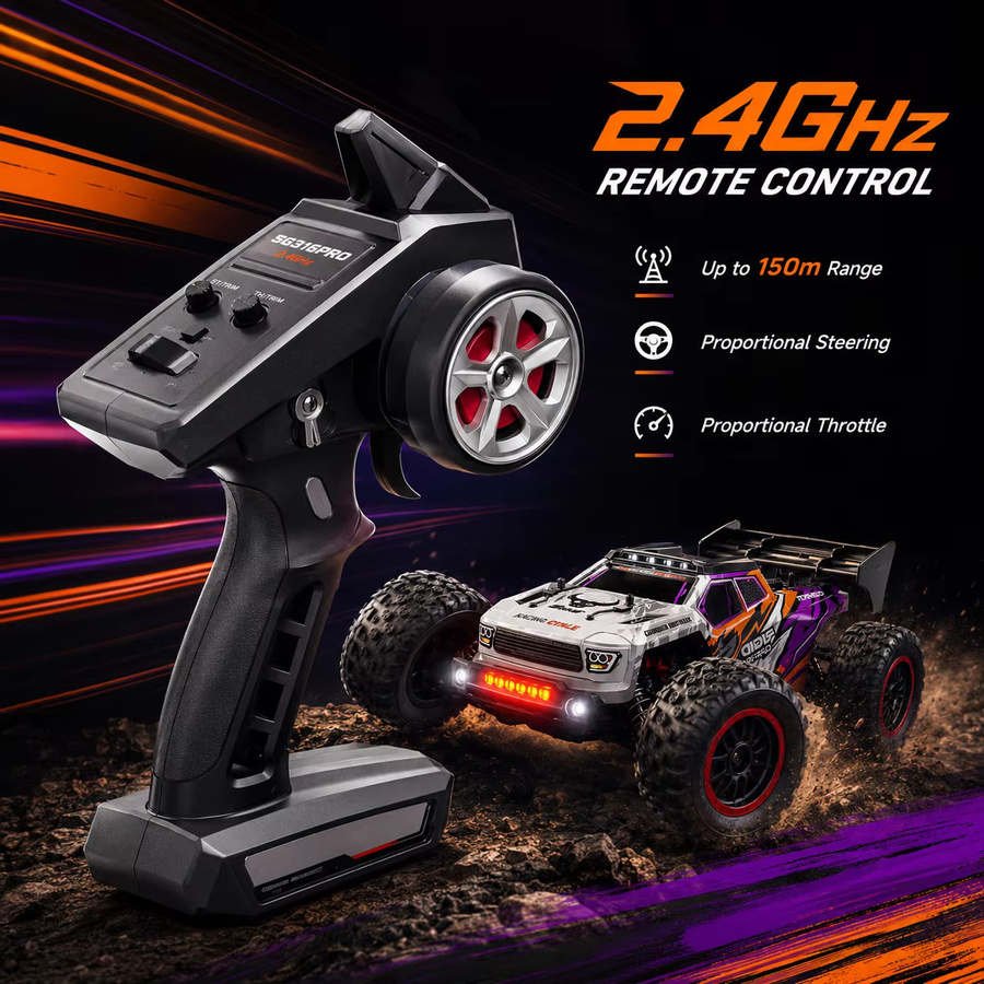 ZNLYRION RC Drift Auto, 1/16, 4WD Offroad, mit LED-Scheinwerfer, Spielzeugauto - Bild 3