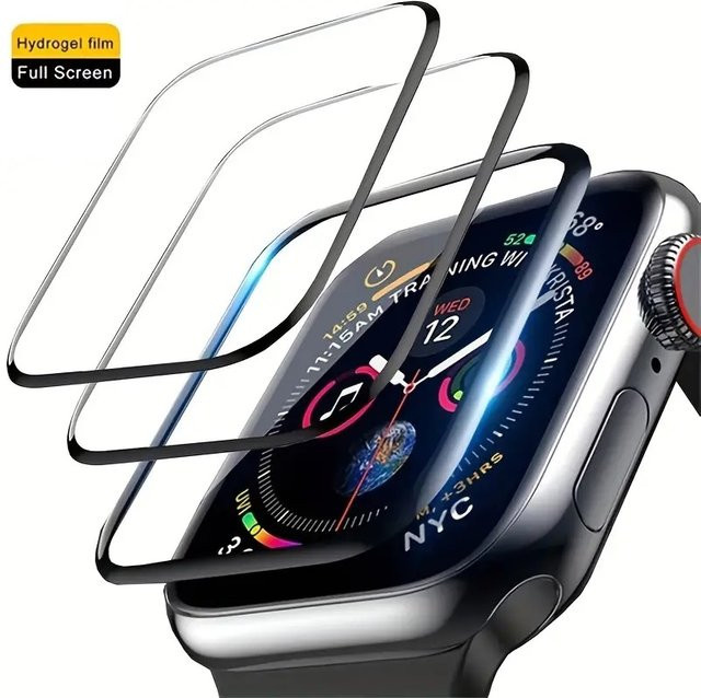 Uhren-Displayschutzfolie für Apple Watch, transparent, Unisex - Bild 1