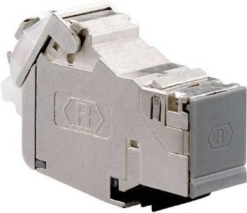 Rutenbeck UM-Cat.6A iso A Modular Kupplung Ethernet/LAN, Grau, 2 Stück - Bild 1