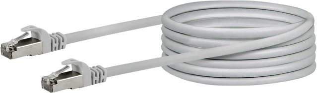 Schwaiger CAT 6 Netzwerkkabel Ethernet LAN in Weiss, 20,0 m - Bild 1