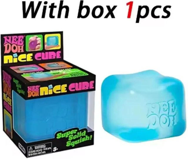 Schylling Nice Cube, Sensorischer Fidget Cube, Quetschwürfel - Bild 1