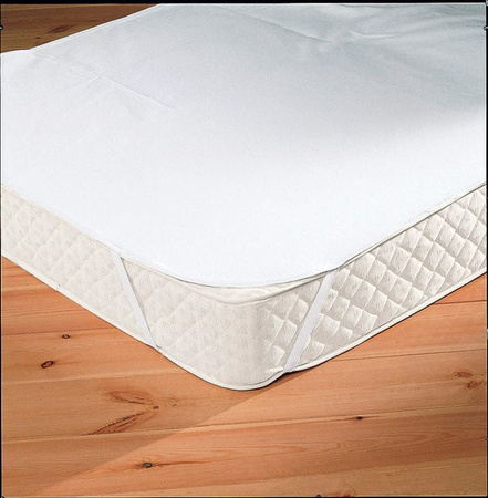 Dormisette Matratzenauflage aus 100% Baumwolle Molton in Beige oder Weiß mit Eck-Elastik