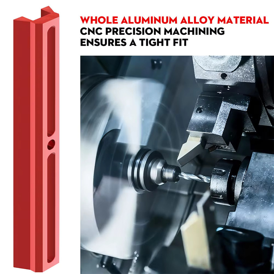 EYSDON Schnellwechsel-Schwalbenschwanzplatte für die Teleskopmontage aus CNC-Aluminiumlegierung in Rot - Bild 3