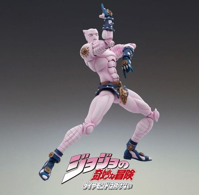 Yiran toy 1 Jojo's Bizarre Adventure Killers Queen Actionfigur weiß Rosa - Bild 1