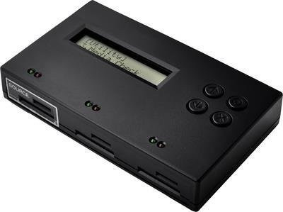 Renkforce RF-SDD-300 Speicherkarten-Kopierstation für SD, SDHC, SDXC, microSD, microSDHC, microSDXC in Schwarz mit Löschfunktion - Bild 1
