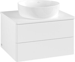 V&B Waschtischunterschrank Antao mit Beleuchtung, Farbe: Weiß lackiert, B/T/H: 60 x 36 x 50 cm - Bild 1