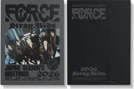 Stray Kids Japan Season's Greetings 2026 FORCE mit JYP Limited Karte, Multicolor - Bild 1