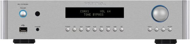 Rotel RC-1572 MKII Vorverstärker in Silber mit Bluetooth, USB-C und Ethernet/LAN - Bild 1