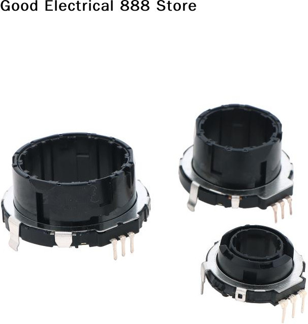 HUXUAN Hohlwellen-Encoder für EC25 EC28 EC35, 15-Puls-Positionssensor-Encoder-Potentiometer, 360 Grad drehbar, Schwarz - Bild 1