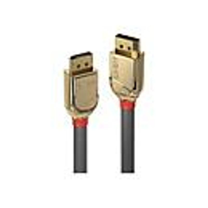 Lindy Gold DisplayPort-Kabel DisplayPort auf DisplayPort, 5,0 m, Grau - Bild 3