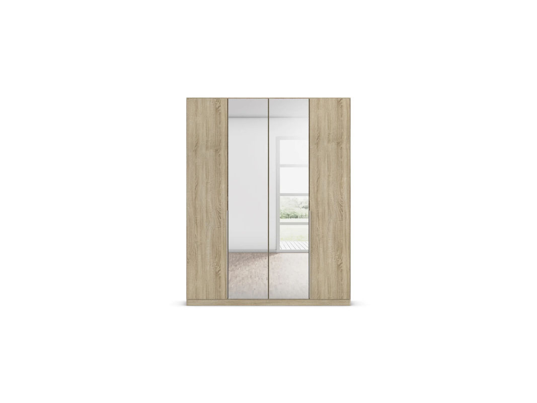 RAUCH Drehtürenschrank Alabama mit Spiegel in Eiche Sonoma, B/H: 181 x 229 cm - Bild 3
