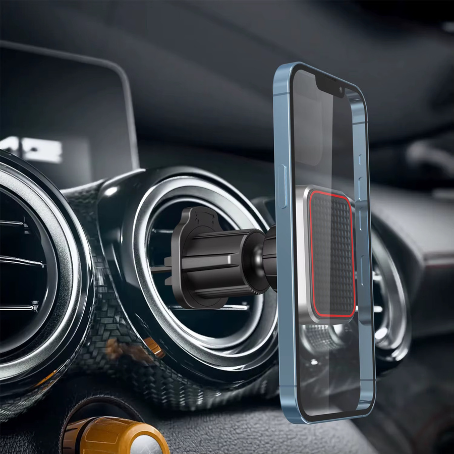Magnetische Autotelefonhalterung mit Twist-Lock-Entlüftungsöffnung und 6 starken Magneten in verschiedenen Farben - Bild 1