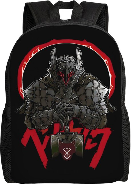 Bandai Laptop-Rucksack für Herren und Damen in Schwarz mit Dunkle Fantasy Design - Bild 1