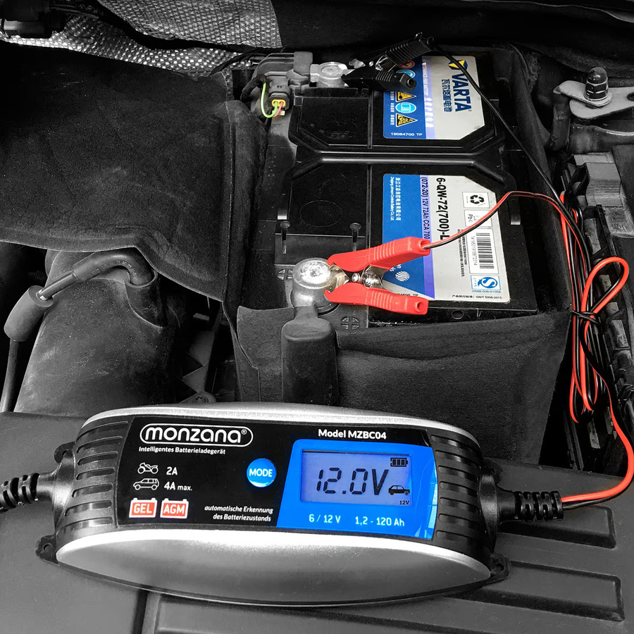 MONZANA Batterieladegerät für 6V und 12V in Multicolor - Bild 2