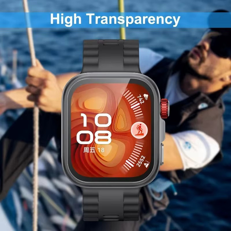 Huawei Smartwatch Screen Protector, TPU, transparent, 5 Stück - Bild 4