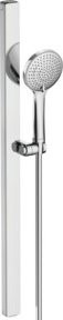 Duravit Brause-Set MinusFlow m mit Handbrause, Schlauch und Brausestange in Chrom - Bild 1