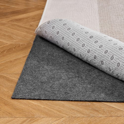 VEVOR Teppichunterlage Antirutschmatte Grau B/T/H: 152,4 x 213,36 x 0,3 cm - Bild 1