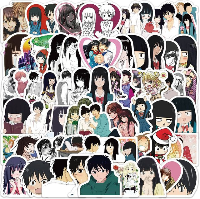 Bandai Love Anime Kimi Ni Todoke Sawako Kuronuma Cartoon-Aufkleber, 10/30/50 Stück - Bild 1