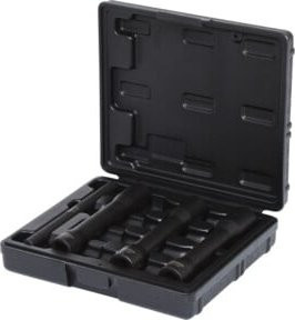 KS Tools 1/2 Zoll Spiral-Profil-Kraft-Stecknuss-Satz XL, 4-teilig, 17-21mm, Chrome-Molybdän, Schwarz - Bild 1