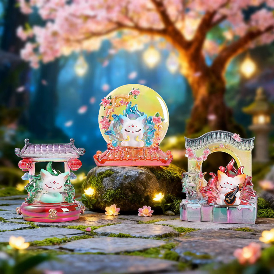 Potdemiel Neun-Schwänziger Fuchs Zweite Edition, Blindbox-Spielzeug, Harz, Bunt / Mehrfarbig - Bild 2