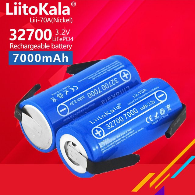 LiitoKala Lii-70A LiFePO4 Akku 32700 mit 7000 mAh und 35 A Dauerentladung in Blau - Bild 1