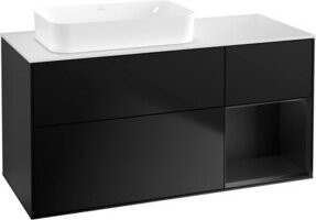 V&B Waschtischunterschrank Finion in Blau, B/T: 120 x 60 cm - Bild 1