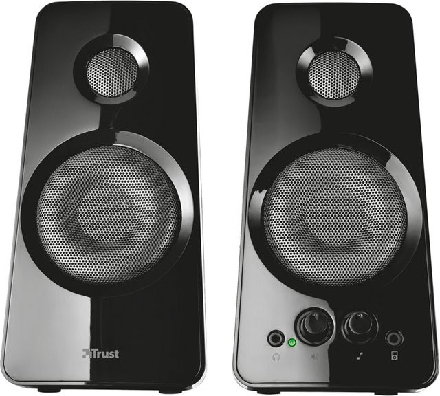 Trust Tytan 2.0 PC-Lautsprecher Set in Schwarz mit 36 Watt Leistung und USB-C sowie 3,5 mm Klinkenanschluss - Bild 1