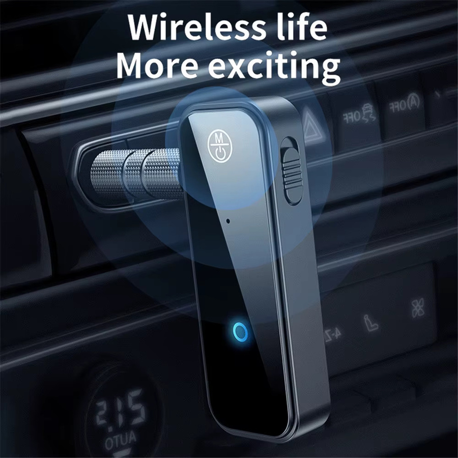 kebidumei 2-in-1 Bluetooth Sender und Empfänger in Schwarz mit 3,5 mm Aux-Anschluss für Auto und Musik-Streaming - Bild 2