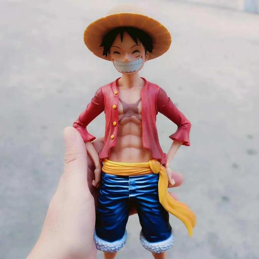 Yiran toy 1 One Piece Action Figur Luffy Gesichtswechselnd PVC Modell - Bild 3
