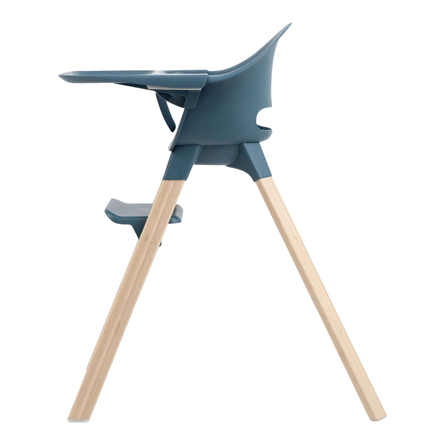 Stokke Clikk Hochstuhl in Blau mit Bambus-Elementen - Bild 2