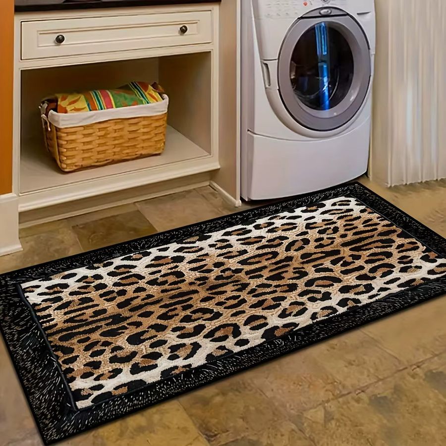 VIKAMA Teppichläufer mit Leopardenmuster für Wohnzimmer, Flur oder Schlafzimmer - Bild 5