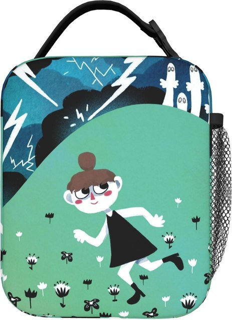 Moomins Isolierte Lunchtasche Mehrfarbig Wiederverwendbare Thermotasche für Büro und Reise - Bild 1