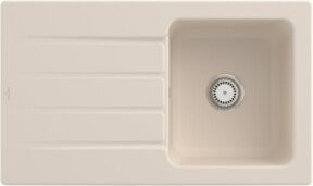 Villeroy & Boch Spüle Architectura aus Keramik in Beige mit CeramicPlus Beschichtung - Bild 1