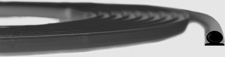 RORO Selbstklebedichtung aus Elastomer in Schwarz, Länge: 5 m - Bild 1