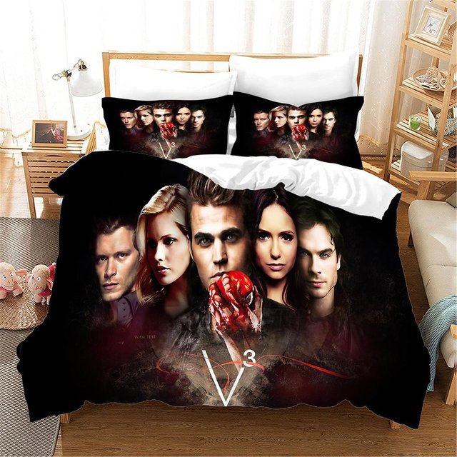 Flylo Twilight Saga Bettwäsche-Set mit Bella Motiv, Schwarz, 2-teilig, B/H: 100 x 135 cm - Bild 1
